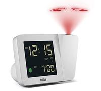 Braun - BC15 Réveil de Voyage Numérique - Blanc Blanc G