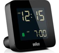 BRAUN Réveil radioguidé numérique 7,5x7,5x4,5cm noir