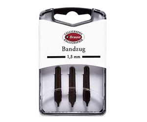 Brause 318015B Plume calligraphie pour porte-plume. Boite de 3 plumes 1.5mm