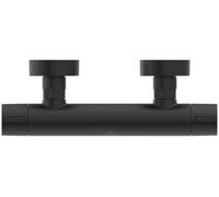 Brausethermostat Alu+ AP soie noire soie noire