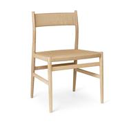 Brdr. Krüger Chaise Heritage dossier et assise tressés Cordon en papier de chêne huilé