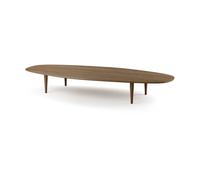 Brdr. Krüger Table basse Jari 80x180 cm Chêne fumé à l'huile