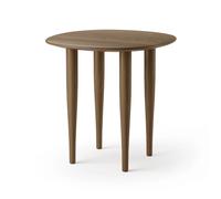 Brdr. Krüger Table d'appoint Jari Ø 45 cm Chêne huilé fumé