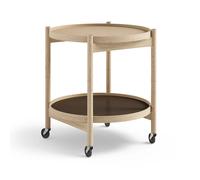 Brdr. Krüger Table roulante Bølling Tray Table model 50 earth. structure en chêne non traité