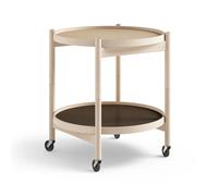 Brdr. Krüger Table roulante Bølling Tray Table model 50 earth. structure en hêtre non traité