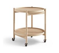 Brdr. Krüger Table roulante Bølling Tray Table model 50 hêtre huilé. structure en hêtre huilé
