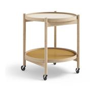 Brdr. Krüger Table roulante Bølling Tray Table model 50 sunny. structure en chêne non traité