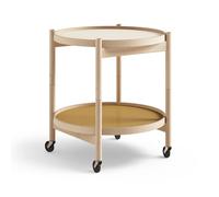 Brdr. Krüger Table roulante Bølling Tray Table model 50 sunny. structure en hêtre huilé