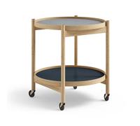 Brdr. Krüger Table roulante Bølling Tray Table model 50 water. structure en chêne huilé
