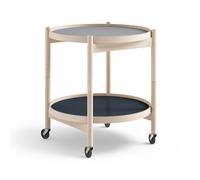 Brdr. Krüger Table roulante Bølling Tray Table model 50 water. structure en hêtre non traité
