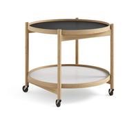 Brdr. Krüger Table roulante Bølling Tray Table model 60 base. structure en chêne huilé
