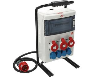 BRE 1154900629 - Distribution d'alimentation secteur portable, disjoncteurs de co
