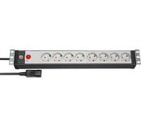 BRE 1156057128 - Bloc multiprise 19", 1,5 HE, 8 prises