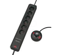 BRE 1159450616 - Switch pratique EcoLine, 6 prises, anthracite