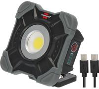 Brennenstuhl Lampe de travail SH 1000 MAC – LED 10 W 1000 lm, lumière du jour, IP54, rechargeable
