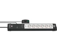 Brennenstuhl Rallonge électrique Premium-Line 3 m 6 prises Intérieur Noir/Gris