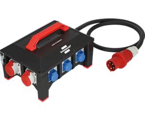 BRE 9150630161 - Répartiteur pour courant de chantier Professional, CEE 400 V / 2