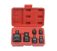 Brechstan Lot de 6 adaptateurs de douilles - Kit d'extension de réducteur d'entraînement - Adaptateur de douille carré - Jeu de douilles universelles pour clés à cliquet