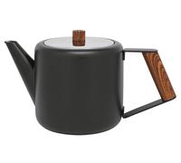 Bredemeijer 111004 Bredemeijer Teekanne Boston 1,1l schwarz matt Holzoptik 111004
