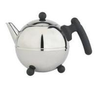 Bredemeijer 1303Z Duet Bella Rond Théière Acier Inoxydable Poignée Noir 0,75 L Noir G