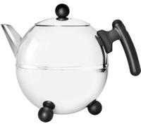 Bredemeijer Théière Bella Ronde double paroi acier inoxydable 1,5 L noir 1305Z