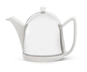 Bredemeijer 1510W Cosy Théière Céramique/Acier Inoxydable Blanc 1 L