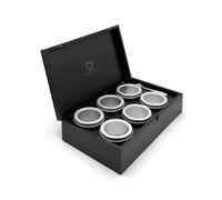 Bredemeijer Coffret à thé Universal 36×21 cm 6 boîtes cuillère doseuse bambou noir