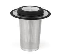 Bredemeijer - Filtre à thé avec Dessous de Verre XL - Acier Inoxydable