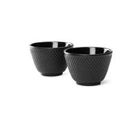 Tasse à thé YANG, set de 2 pc, noir, fonte, Bredemeijer