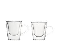 Bredemeijer Luigi Bormioli 1441 Espresso Cups Double-Walled Borosilicate Glass 120 ml Set of 2