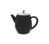 BREDEMEIJER Théière Duet® Eva 1,1L double paroi Noir/Verre noir
