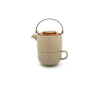 Bredemeijer - Thé pour une personne Umea - 0,5 litre - Gris argile - Faïence