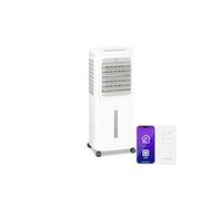 Breezcube Ventilateur Rafraîchiseur d'air connecté 340 m³/h 10L 30 m² 3 modes 50W Blanc