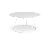 Swedese Table lisse Breeze Ø80 cm Blanc