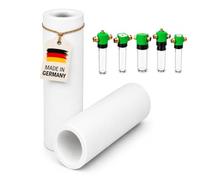 BremerLuft Lot de 2 filtres de rechange 80 µm compatibles avec Grünbeck FS 1 - Bougies filtrantes en non-tissé filtrant de qualité supérieure - Filtre fin Geno - Filtre à eau domestique - Sans cloche