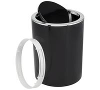 bremermann Bad-Serie Savona Poubelle de salle de bain, en plastique, avec couvercle basculant, 5,5 l