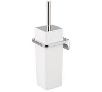 bremermann Garniture WC SAVONA incl. support mural, porte-brosse WC, carré - blanc