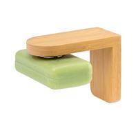 bremermann Porte-savon magnétique en bambou, Accessoires Salle de Bain - savon à suspension libre par aimant - Montage par collage