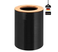 bremermann Segno Poubelle de Salle de Bain, en Bambou et Plastique, 5,5 l (Noir)