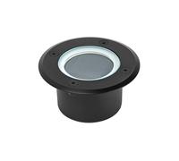 Brendz Spot Solaire Extérieur LED, 20 Lumens, IP67 Étanche, 3000K Lumière Blanche Chaude, Batterie Lithium-Polymère, Lampe Solaire Exterieur Jardin, Noir, Doha