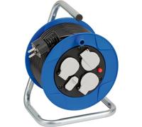 Brennenstuhl 1079180600 Rallonge de 15 m 3 sorties AC Indoor Noir - Bleu - Blanc (1079180600)