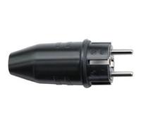 BRENNENSTUHL 1082040 - Clavija Schucko de caucho 230V/16A para exteriores