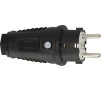Brennenstuhl 1082040020 Fiche électrique mâle avec terre noir IP54