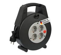 Brennenstuhl Boîte à câble Vario Line KabelBox 4 prises 15 m H05VV-F 3G1,5 Noir/Gris 1094200