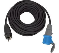 Brennenstuhl 1132910100 power extension 25 m Outdoor Black, Blue