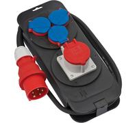 Brennenstuhl 1151600010 power distribution unit (PDU) 4 AC outlet(s) Black, Blue, Red