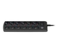Brennenstuhl Brennenstuhl 6-Way Socket Device Switchs BK