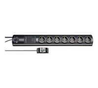 Brennenstuhl 1153300467 protection surtension 7 sortie(s) CA 230 V 2 m Noir, Multiprise