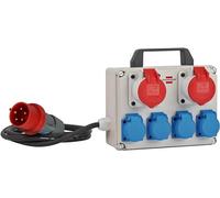 Brennenstuhl Coffret de chantier BKV 2/4 T – IP44 – 2 x 400V/16A, 4 x 230V/16A