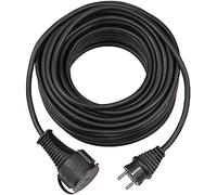Brennenstuhl 1161450 Cordon prolongateur de qualité IP44 en Caoutchouc, Noir, 10 m